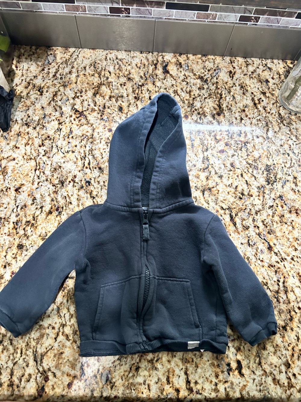 Carter's Navy Hooded Zip-Up Utility Jacket